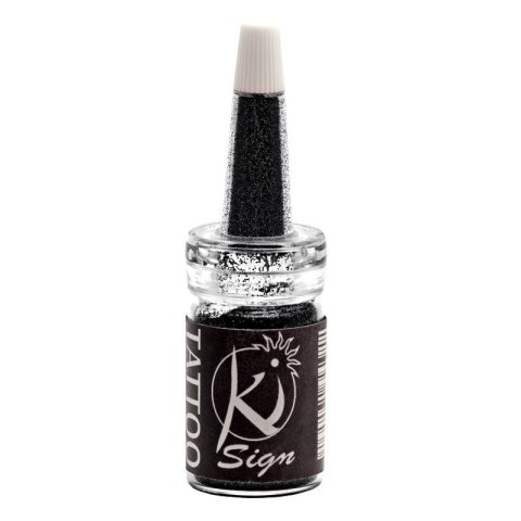 Brokat do ciała 7 ml Czarny Brokat do ciała 7 ml Czarny