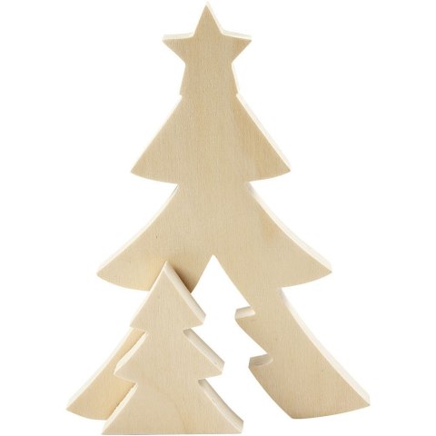 Choinka 2w1 H: 20 i 8 cm sklejka Choinka 2w1 H: 20 i 8 cm sklejka
