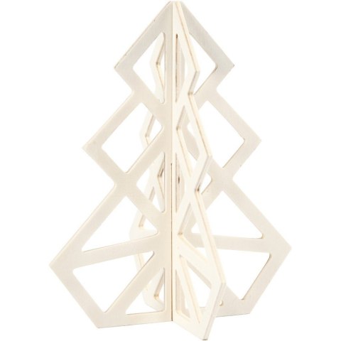 Choinka Geometryczna ze sklejki H: 16 cm Choinka Geometryczna ze sklejki H: 16 cm