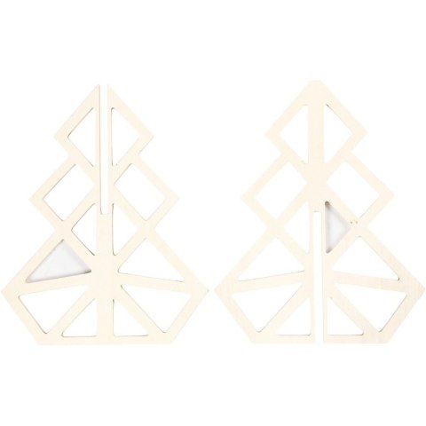 Choinka Geometryczna ze sklejki H: 20 cm Choinka Geometryczna ze sklejki H: 20 cm