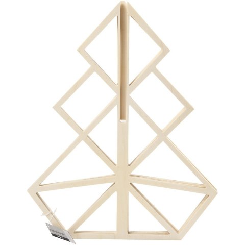 Choinka Geometryczna ze sklejki H: 40 cm Choinka Geometryczna ze sklejki H: 40 cm