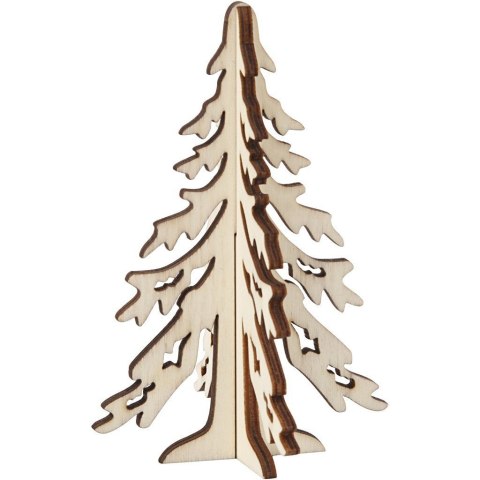 Choinka Naturalna ze sklejki H: 12,5 cm Choinka Naturalna ze sklejki H: 12,5 cm