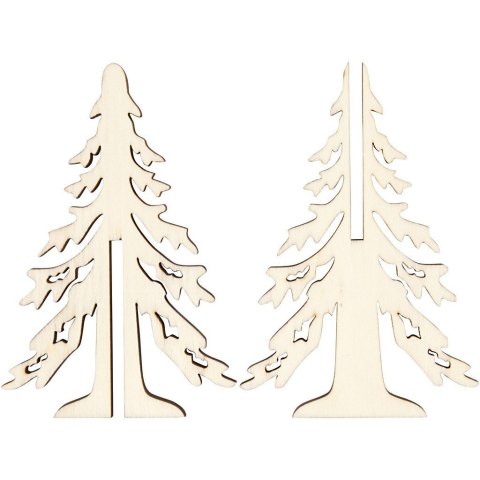 Choinka Naturalna ze sklejki H: 12,5 cm Choinka Naturalna ze sklejki H: 12,5 cm