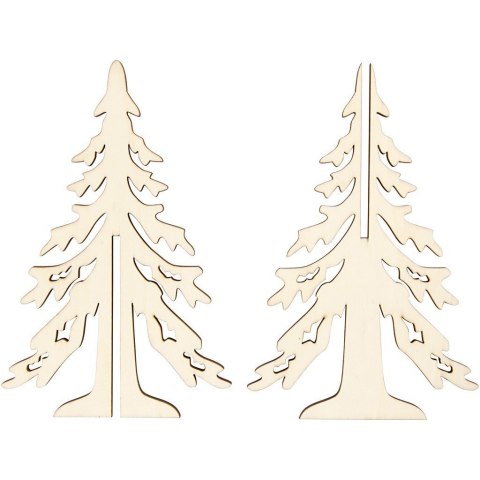 Choinka Naturalna ze sklejki H: 20 cm Choinka Naturalna ze sklejki H: 20 cm