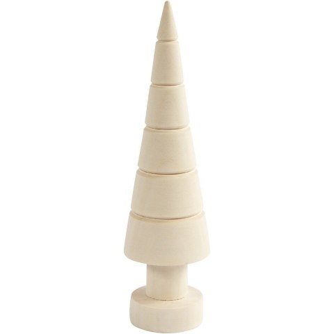 Choinka z drewna H: 18 cm D: 5 cm Choinka z drewna H: 18 cm D: 5 cm
