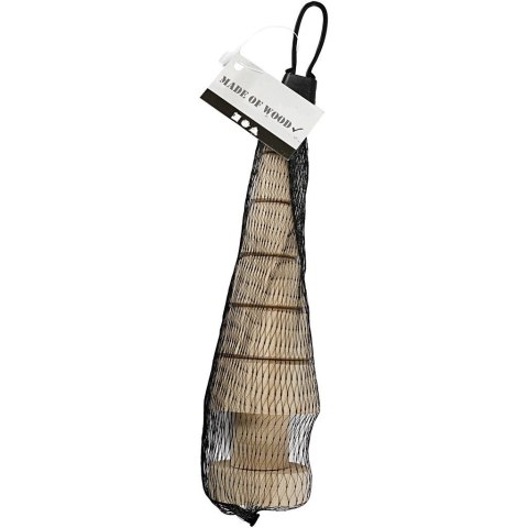 Choinka z drewna H: 18 cm D: 5 cm Choinka z drewna H: 18 cm D: 5 cm