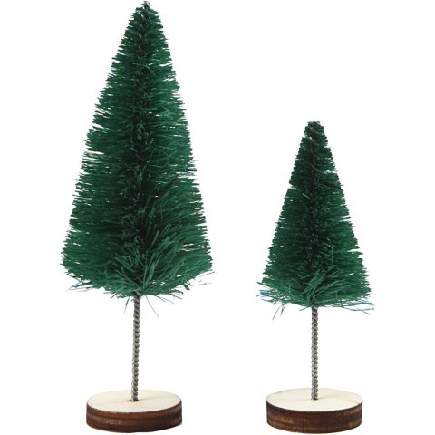 Choinki z podstawkami 4-6 cm 5 szt. Choinki z podstawkami 4-6 cm 5 szt.
