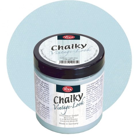 Farba Chalky Jasno Niebieska 250 ml Farba Chalky Jasno Niebieska 250 ml