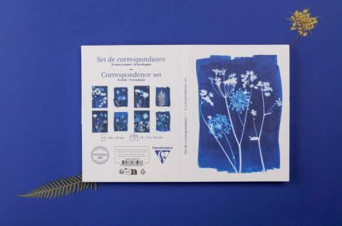 Kartki i Koperty 8 zest. Cyanotype Kartki i Koperty 8 zest. Cyanotype