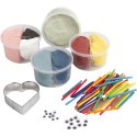 Zestaw Pacynki na palce z masy Silk Clay