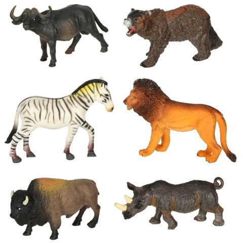 Figurki zwierzęta zoo zestaw do zabawy 31 el. Figurki zwierzęta zoo zestaw do zabawy 31 el.
