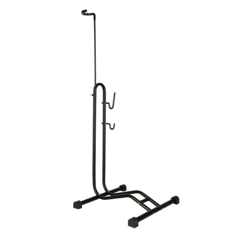 RALLEX Stojak rowerowy serwisowy wolnostojący na rower metalowy czarny RALLEX Stojak rowerowy serwisowy wolnostojący na rower metalowy czarny
