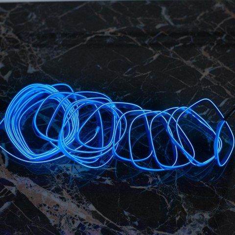 Taśma ambient Oświetlenie ambientowe LED światłowód taśma 3m niebieska Taśma ambient Oświetlenie ambientowe LED światłowód taśma 3m niebieska