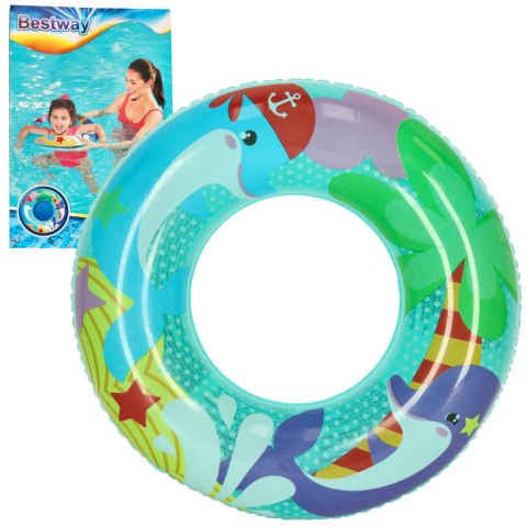 Kółko do pływania dmuchane BESTWAY 36113 delfin 51cm Kółko do pływania dmuchane BESTWAY 36113 delfin 51cm