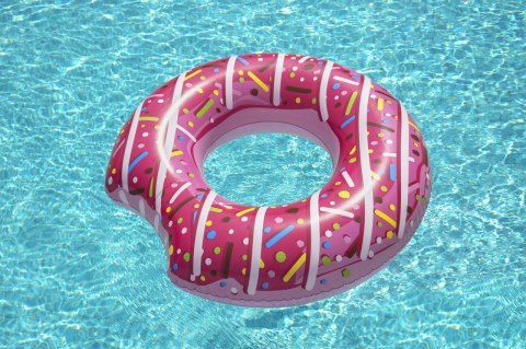 Kółko do pływania dmuchane BESTWAY 36118 donut różowe 107cm Kółko do pływania dmuchane BESTWAY 36118 donut różowe 107cm