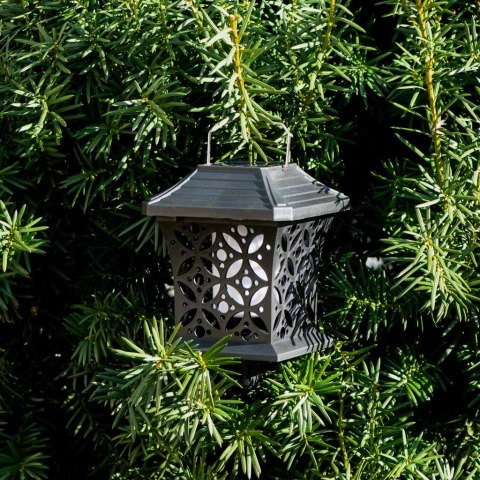 Lampa solarna latarenka wisząca stojąca 12LED Lampa solarna latarenka wisząca stojąca 12LED