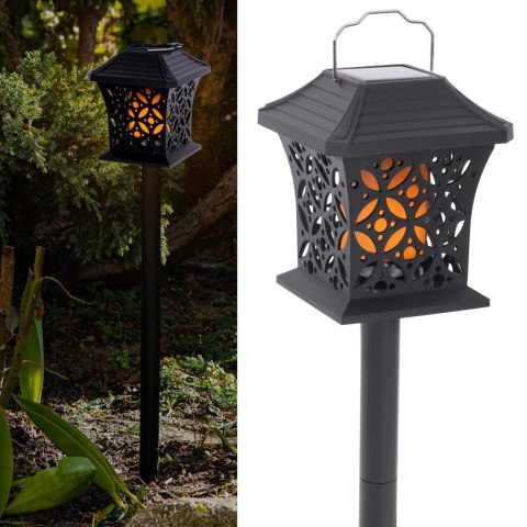 Lampa solarna latarenka wisząca stojąca 12LED Lampa solarna latarenka wisząca stojąca 12LED