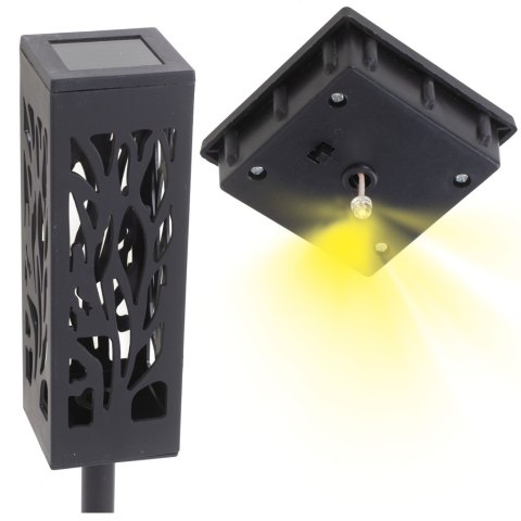 Lampy lampiony solarne stojące dekoracyjne 4 sztuki Lampy lampiony solarne stojące dekoracyjne 4 sztuki