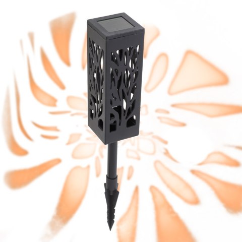 Lampy lampiony solarne stojące dekoracyjne 4 sztuki Lampy lampiony solarne stojące dekoracyjne 4 sztuki