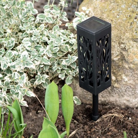 Lampy lampiony solarne stojące dekoracyjne 4 sztuki Lampy lampiony solarne stojące dekoracyjne 4 sztuki