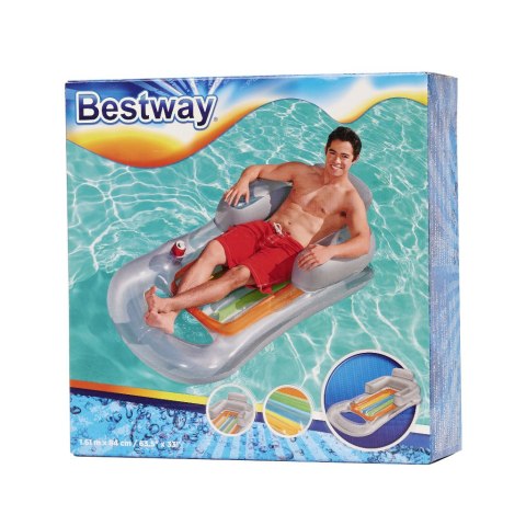 Materac dmuchany fotel BESTWAY 43097 szary Materac dmuchany fotel BESTWAY 43097 szary