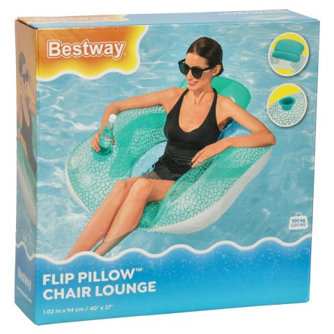 Materac dmuchany leżak BESTWAY 43097 102x94cm Materac dmuchany leżak BESTWAY 43097 102x94cm