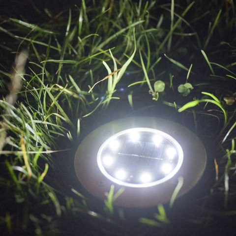 Lampa solarna ogrodowa LED najazdowa gruntowa 12szt Lampa solarna ogrodowa LED najazdowa gruntowa 12szt