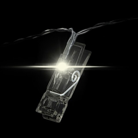 Lampki LED klamerki klipsy spinacze na zdjęcia 1,5m 10LED ciepły biały na baterie Lampki LED klamerki klipsy spinacze na zdjęcia 1,5m 10LED ciepły biały na baterie