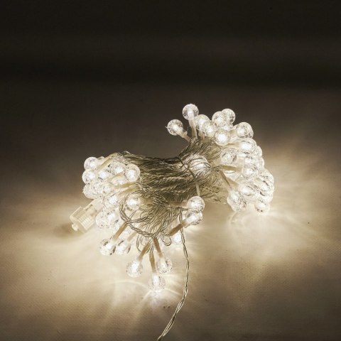 Lampki LED łańcuch kulki ślub wesele 10m 100LED ciepły biały Lampki LED łańcuch kulki ślub wesele 10m 100LED ciepły biały