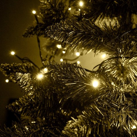 Lampki LED łańcuch świetlny świąteczne choinkowe 10m 100LED ciepły biały 8 trybów świecenia Lampki LED łańcuch świetlny świąteczne choinkowe 10m 100LED ciepły biały 8 trybów świecenia