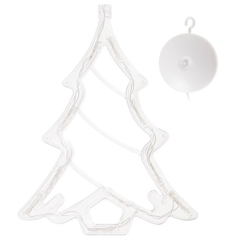 Lampki LED wisząca ozdoba dekoracja okna świąteczne choinkowe przyssawki 10 LED Lampki LED wisząca ozdoba dekoracja okna świąteczne choinkowe przyssawki 10 LED