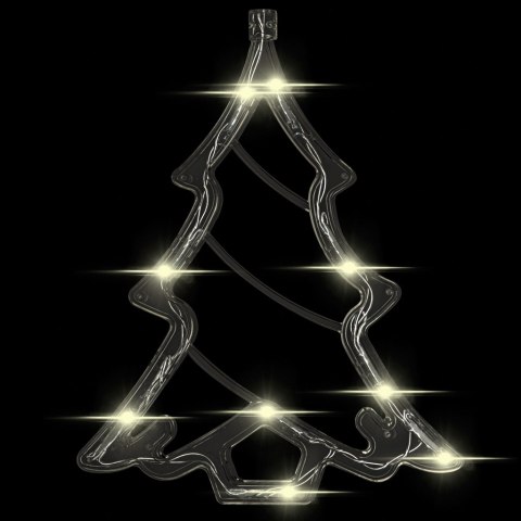 Lampki LED wisząca ozdoba dekoracja okna świąteczne choinkowe przyssawki 10 LED Lampki LED wisząca ozdoba dekoracja okna świąteczne choinkowe przyssawki 10 LED