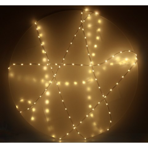 Lampki LED zewnętrzne wąż świetlny sznur na balkon świąteczne choinkowe 10m 100LED ciepły biały 8 trybów świecenia Lampki LED zewnętrzne wąż świetlny sznur na balkon świąteczne choinkowe 10m 100LED ciepły biały 8 trybów świecenia