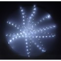 Lampki LED zewnętrzne wąż świetlny sznur na balkon świąteczne choinkowe 10m 100LED zimny biały 8 trybów świecenia