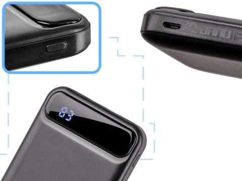 L-BRNO PowerBank Power Bank 10000mAh 2USB czarny L-BRNO PowerBank Power Bank 10000mAh 2USB czarny