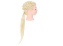 Główka głowa treningowa fryzjerska naturalne włosy blond