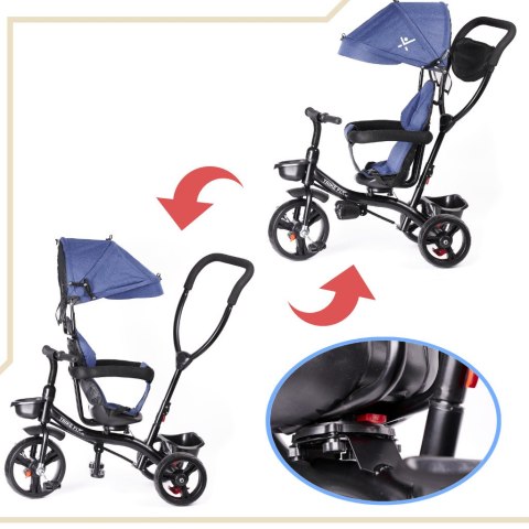 Rowerek trójkołowy Trike Fix Lite granatowy Rowerek trójkołowy Trike Fix Lite granatowy