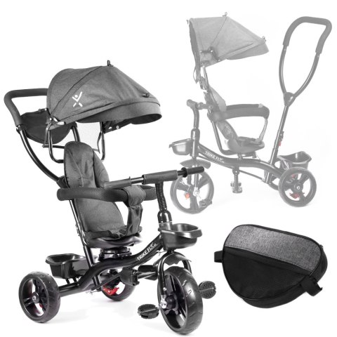 Rowerek trójkołowy Trike Fix Lite szary Rowerek trójkołowy Trike Fix Lite szary