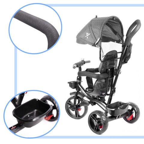 Rowerek trójkołowy Trike Fix Lite szary Rowerek trójkołowy Trike Fix Lite szary