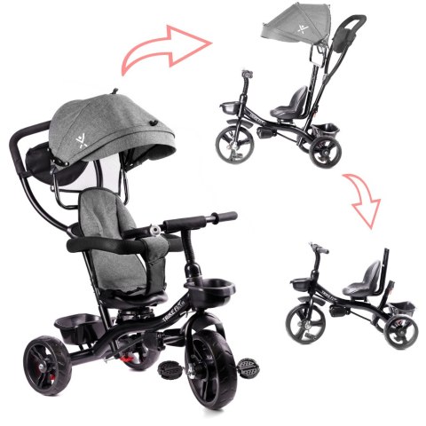 Rowerek trójkołowy Trike Fix Lite szary Rowerek trójkołowy Trike Fix Lite szary