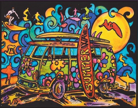 Kolorowanka Welw. 47x35 Surferzy Hipisi Kolorowanka Welw. 47x35 Surferzy Hipisi