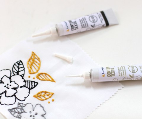Konturówka do Tkanin 20 ml Srebrna Konturówka do Tkanin 20 ml Srebrna