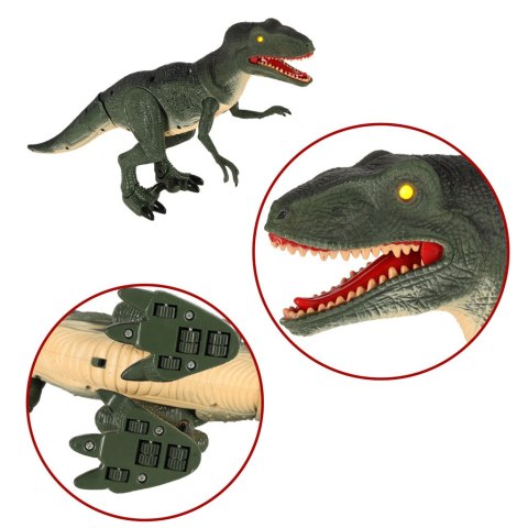 Dinozaur zdalnie sterowany na pilota RC Velociraptor + dźwięki Dinozaur zdalnie sterowany na pilota RC Velociraptor + dźwięki