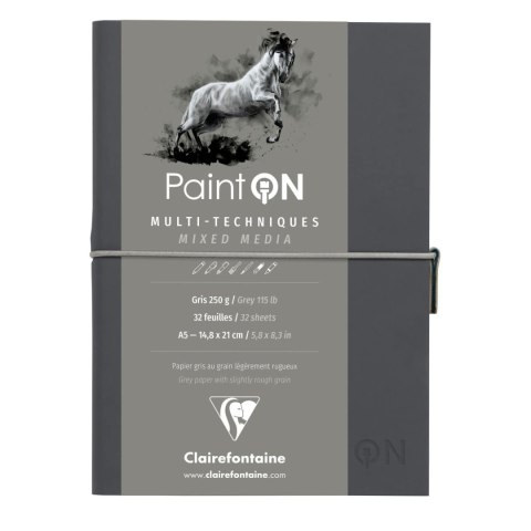 Szkicownik Paint`On A5, 250g, Szary Szkicownik Paint`On A5, 250g, Szary