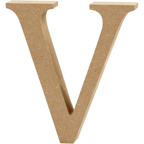 Litera V z MDF H: 13 cm Litera V z MDF H: 13 cm