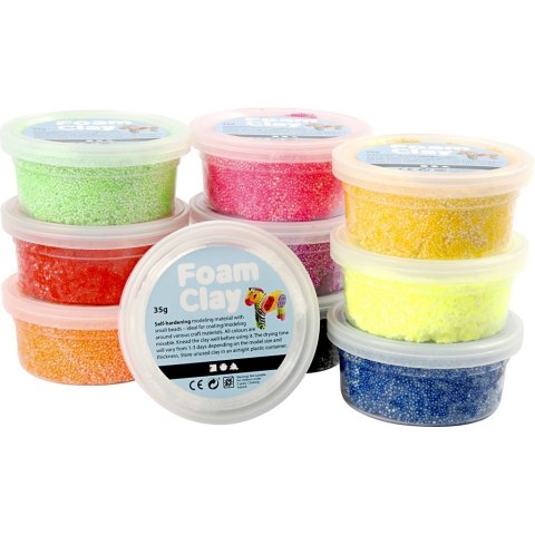 Masa Foam Clay - 10x35g kol. Podstawowe Masa Foam Clay - 10x35g kol. Podstawowe