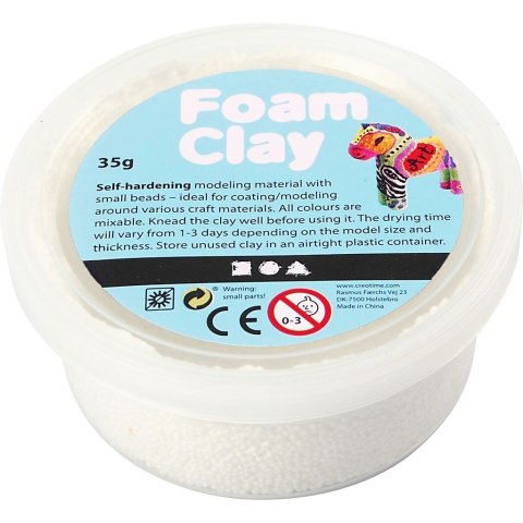 Masa Foam Clay Biała 35 g Masa Foam Clay Biała 35 g