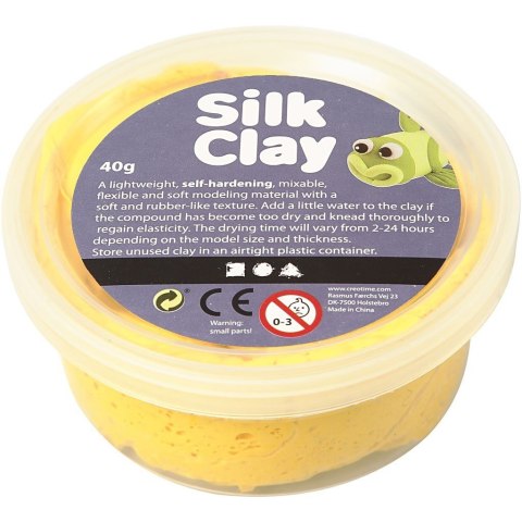 Masa Silk Clay Żółta 40 g Masa Silk Clay Żółta 40 g