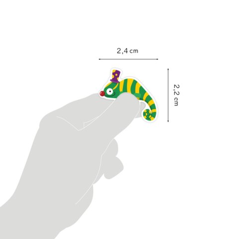 Naklejki 3D wypukłe Zwierzęta Klauny Naklejki 3D wypukłe Zwierzęta Klauny