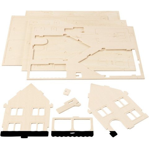 Puzzle 3D drewniane Domek 3 Puzzle 3D drewniane Domek 3